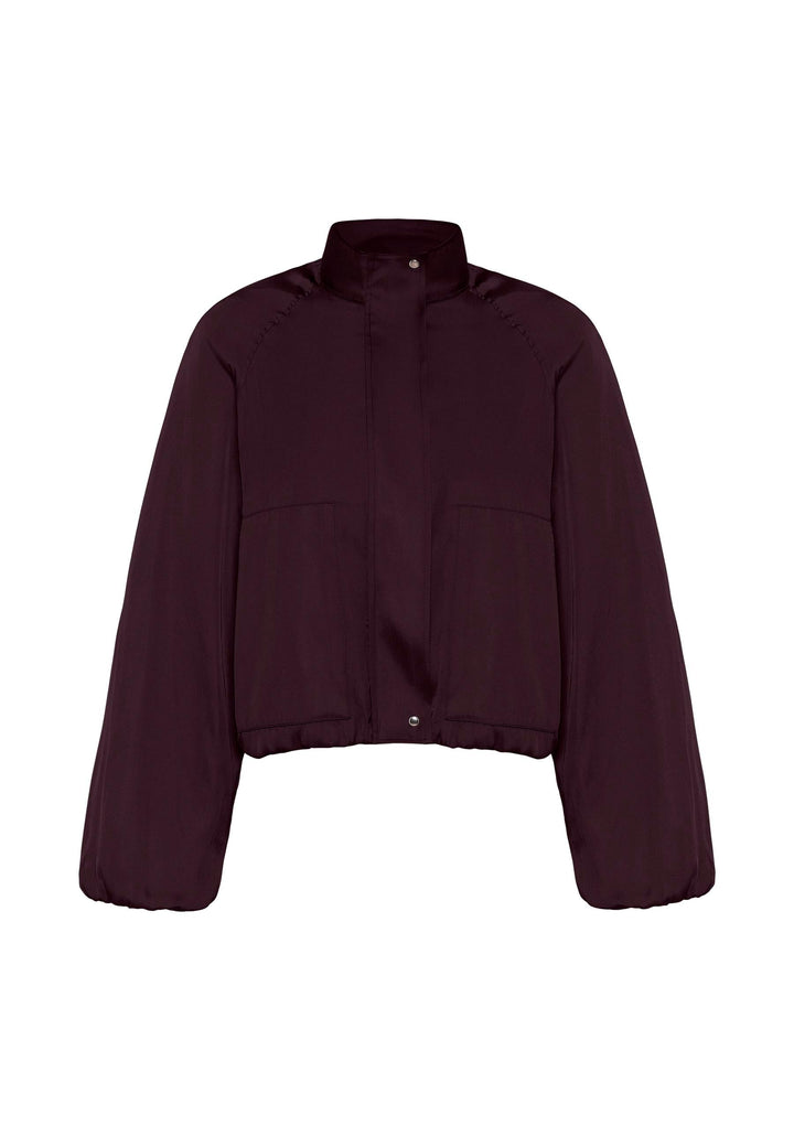 ANT Antioch Burgundy Slim Fit Women's Bomber Jacket - Leesburg