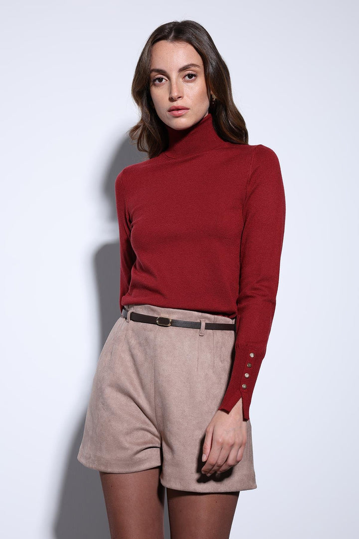 ANT Antioch Burgundy Turtleneck Sweater - Smithtown