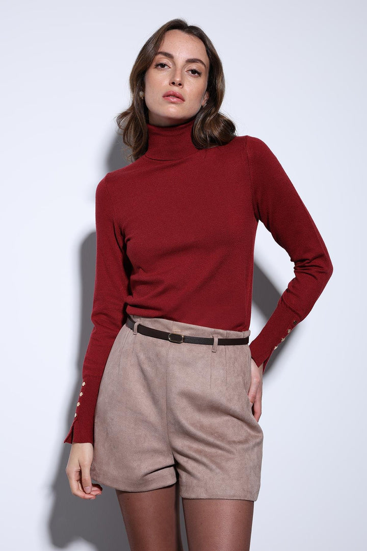 ANT Antioch Burgundy Turtleneck Sweater - Smithtown