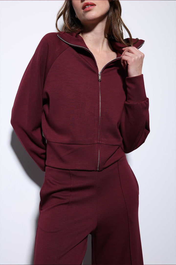 ANT Antioch Bordeaux Zippered Women's Tracksuit - Methuen Town