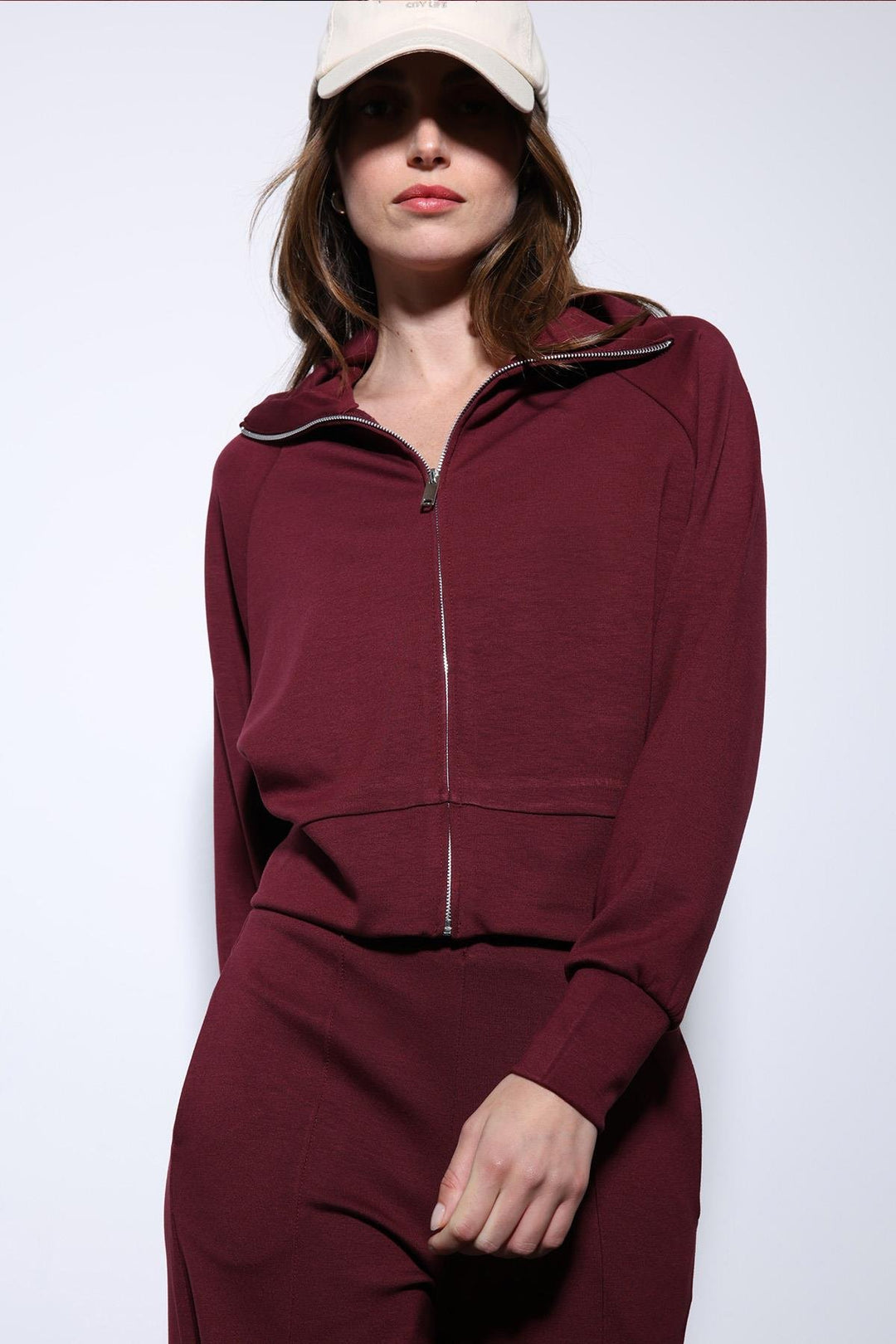 ANT Antioch Bordeaux Zippered Women's Tracksuit - Methuen Town