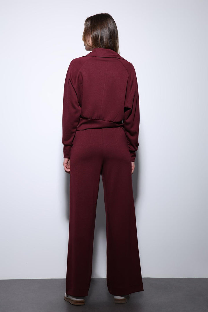 ANT Antioch Bordeaux Zippered Women's Tracksuit - Methuen Town
