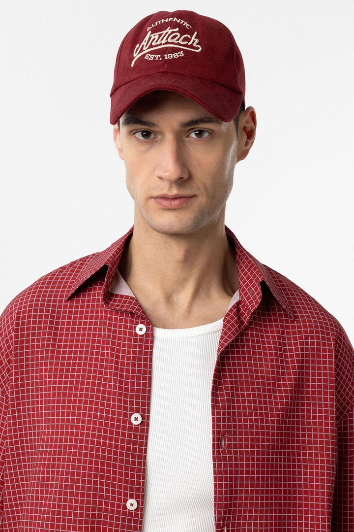 ANT Antioch Burgundy Embroidered Men's Hat - Ostfildern