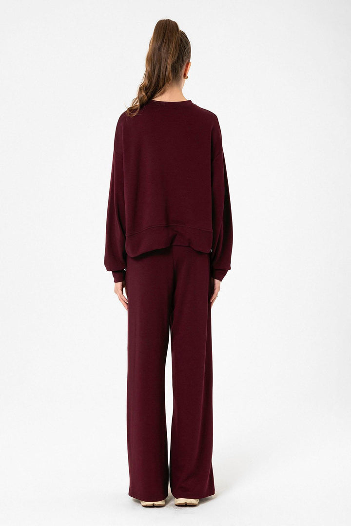 ANT Antioch Bordeaux Women's Spanish Hem Tracksuit - Hoffman Estates