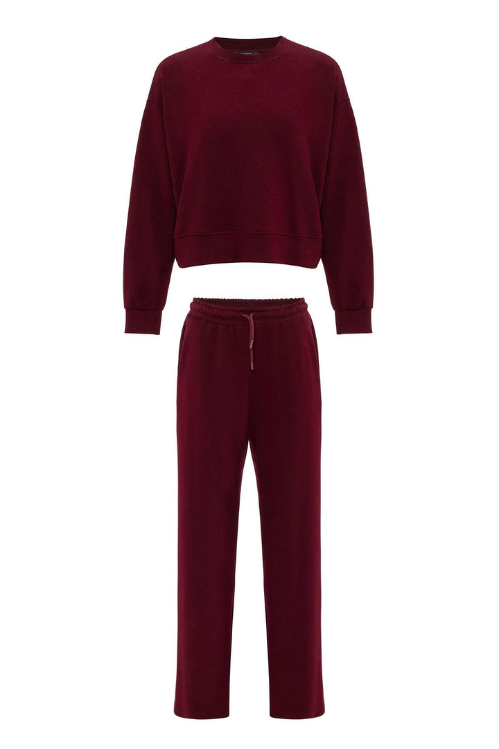 ANT Antioch Bordeaux Women's Spanish Hem Tracksuit - Hoffman Estates