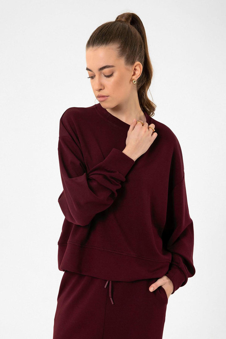 ANT Antioch Bordeaux Women's Spanish Hem Tracksuit - Hoffman Estates