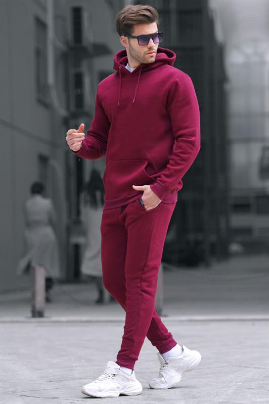 MDX Burgundy Hooded Basic Tracksuit 5905 - Taylorsville