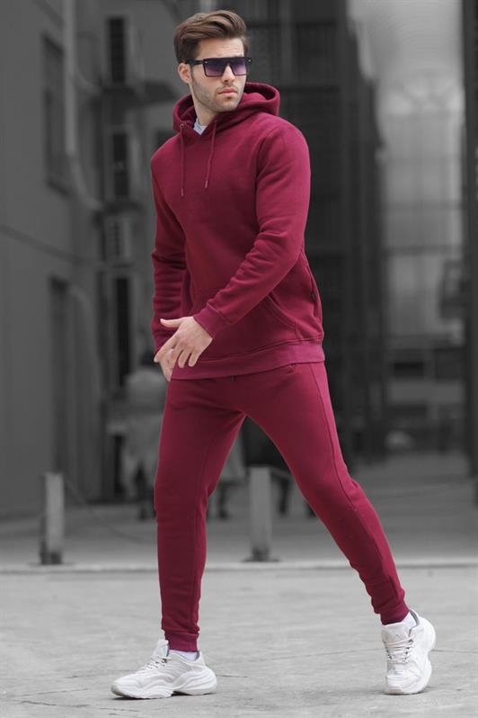 MDX Burgundy Hooded Basic Tracksuit 5905 - Taylorsville