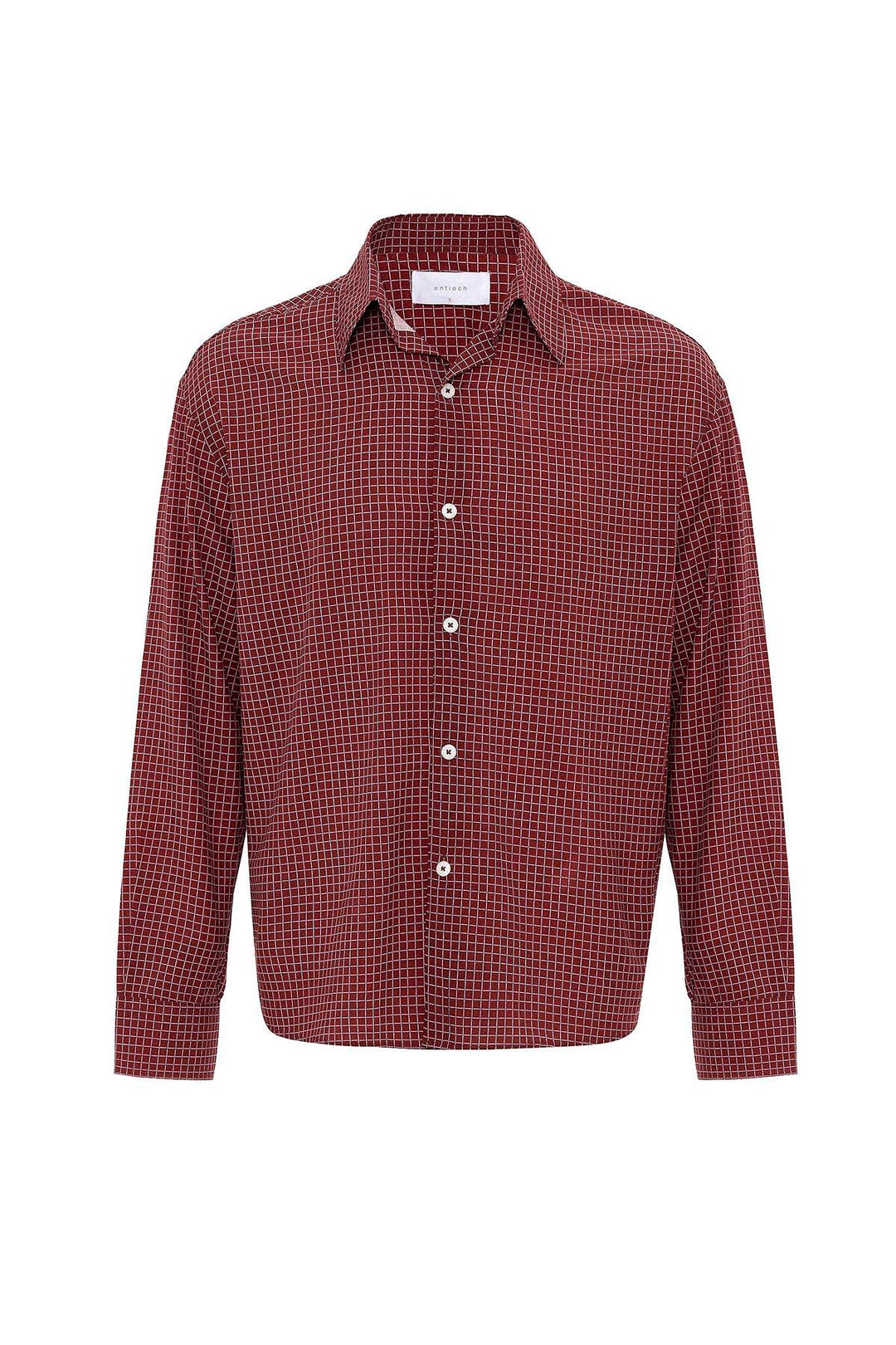 ANT Antioch Red Checkered Men's Comfort Fit Shirt - Lancaster