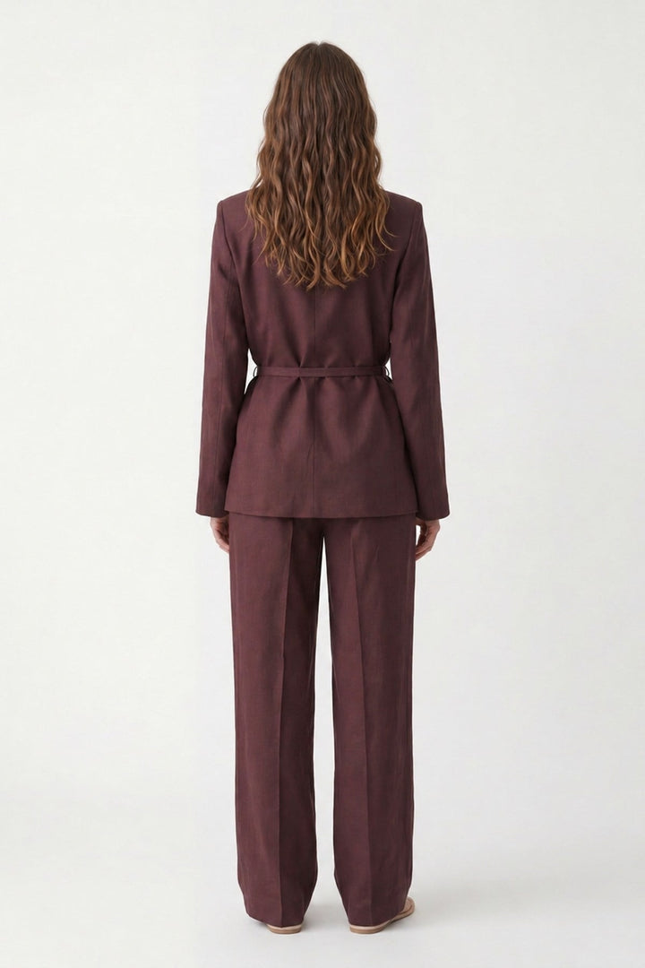 ANT Women's Linen-Blend Blazer - Aprilia