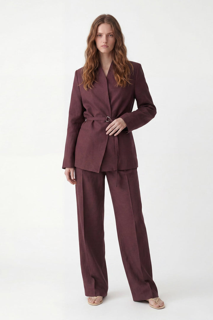 ANT Women's Linen-Blend Blazer - Aprilia