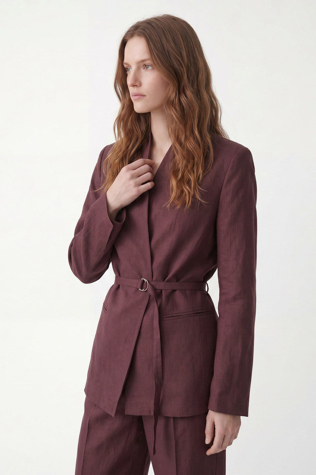 ANT Women's Linen-Blend Blazer - Aprilia
