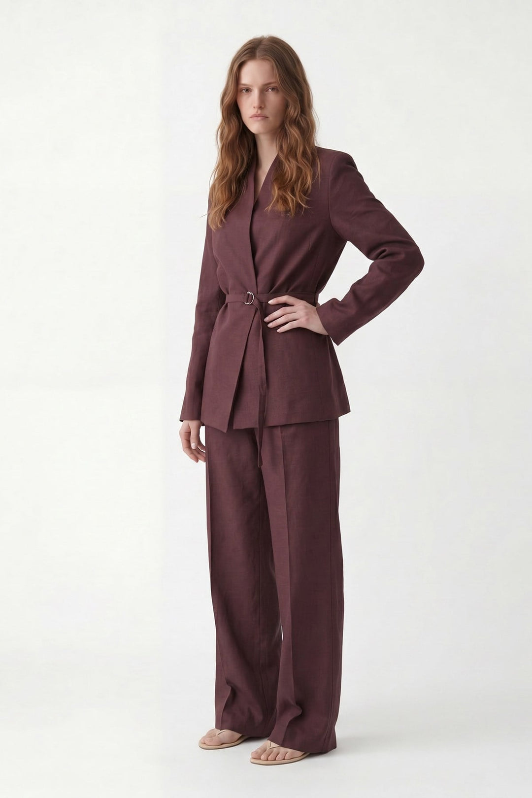 ANT Women's Linen-Blend Blazer - Aprilia