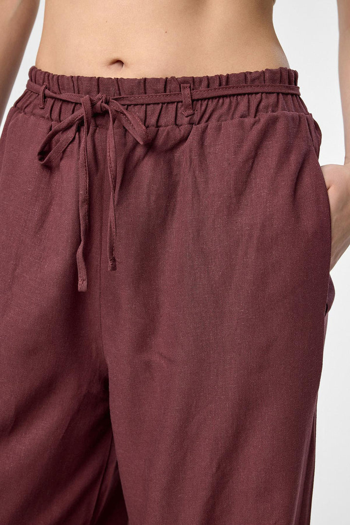 ANT Antioch Burgundy Corduroy Blend Women's Pants - Cesena
