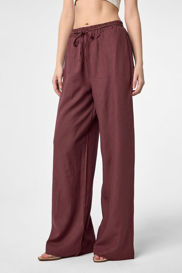 ANT Antioch Burgundy Corduroy Blend Women's Pants - Cesena