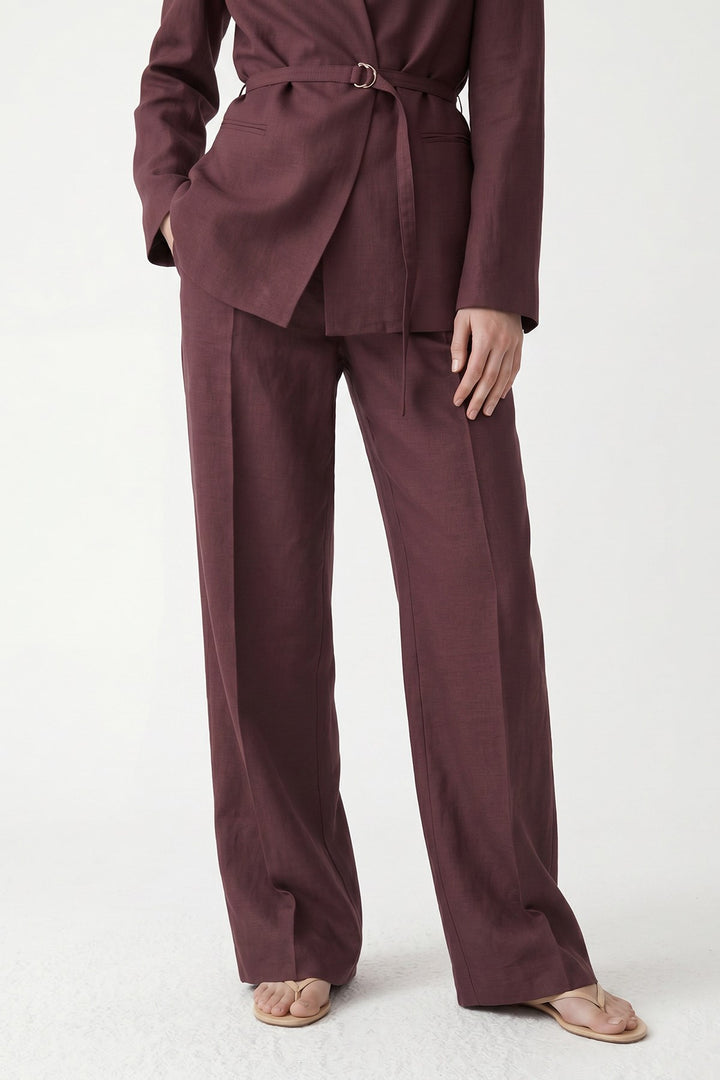 ANT Women's Linen-Blend Pants - Bay City