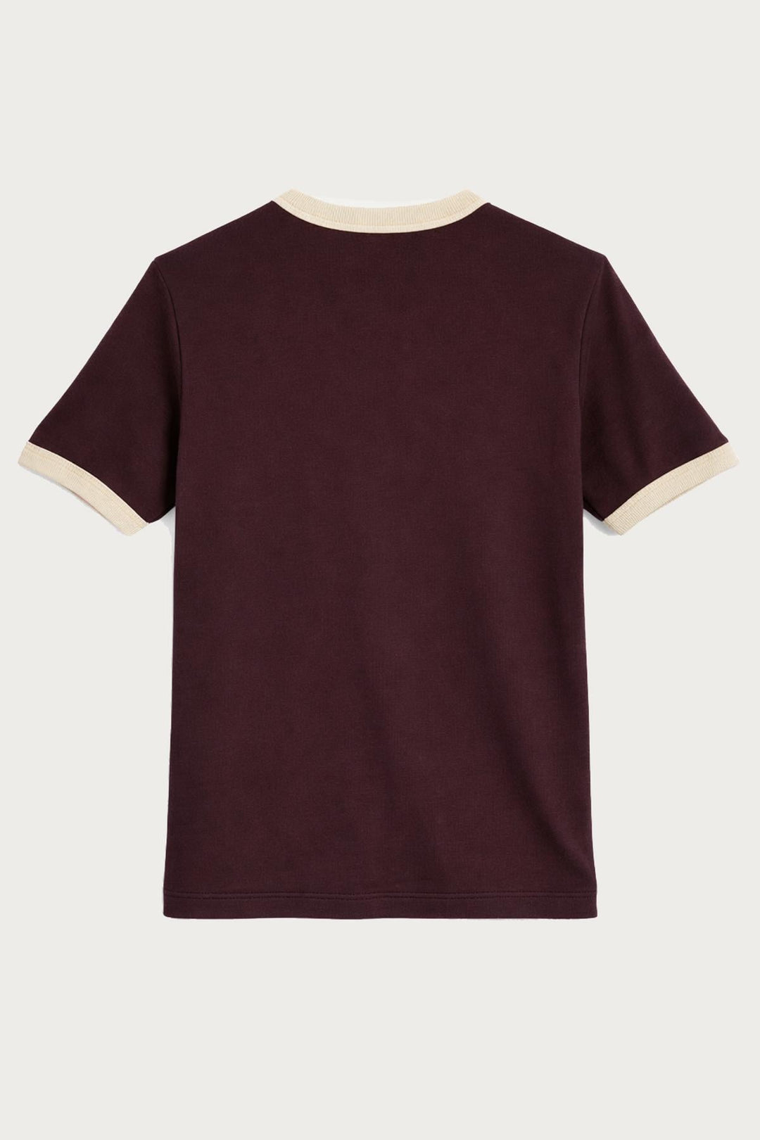 ANT Antioch Bordo Kontrast Yaka Erkek T-Shirt - Seixal