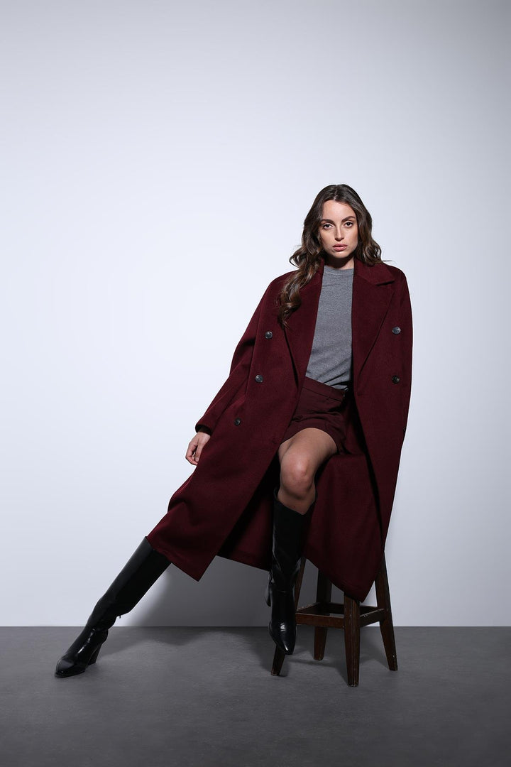 ANT Antioch Bordeaux Wrap Women's Coat - Campbell River
