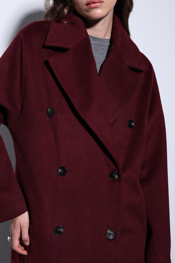 ANT Antioch Bordeaux Wrap Women's Coat - Campbell River