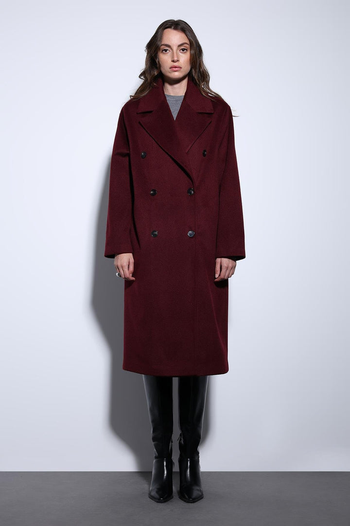 ANT Antioch Bordeaux Wrap Women's Coat - Campbell River