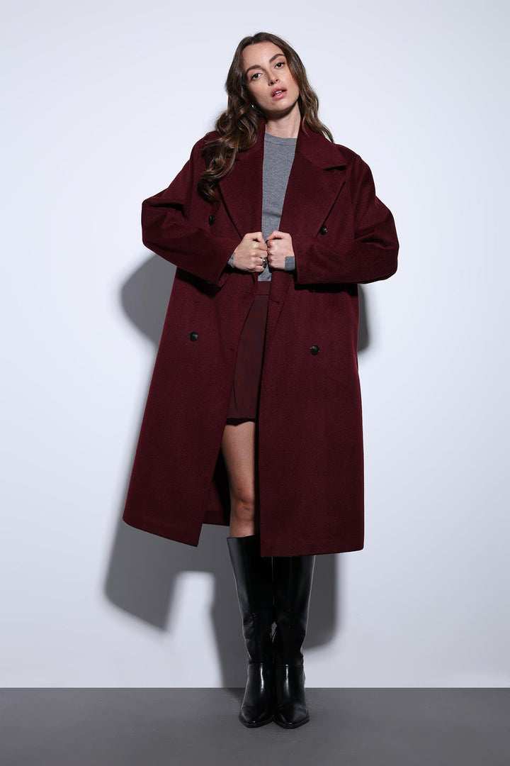 ANT Antioch Bordeaux Wrap Women's Coat - Campbell River