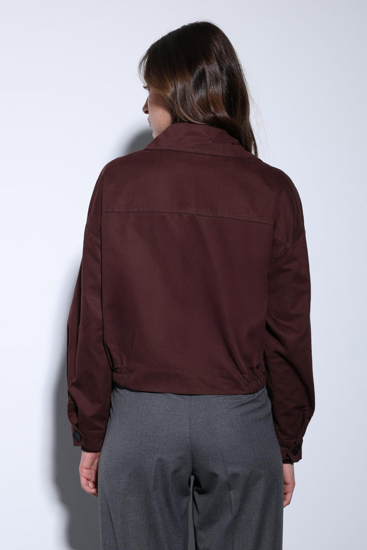 ANT Antioch Bordeaux Short Women's Trench Coat - Ciudad de Melilla