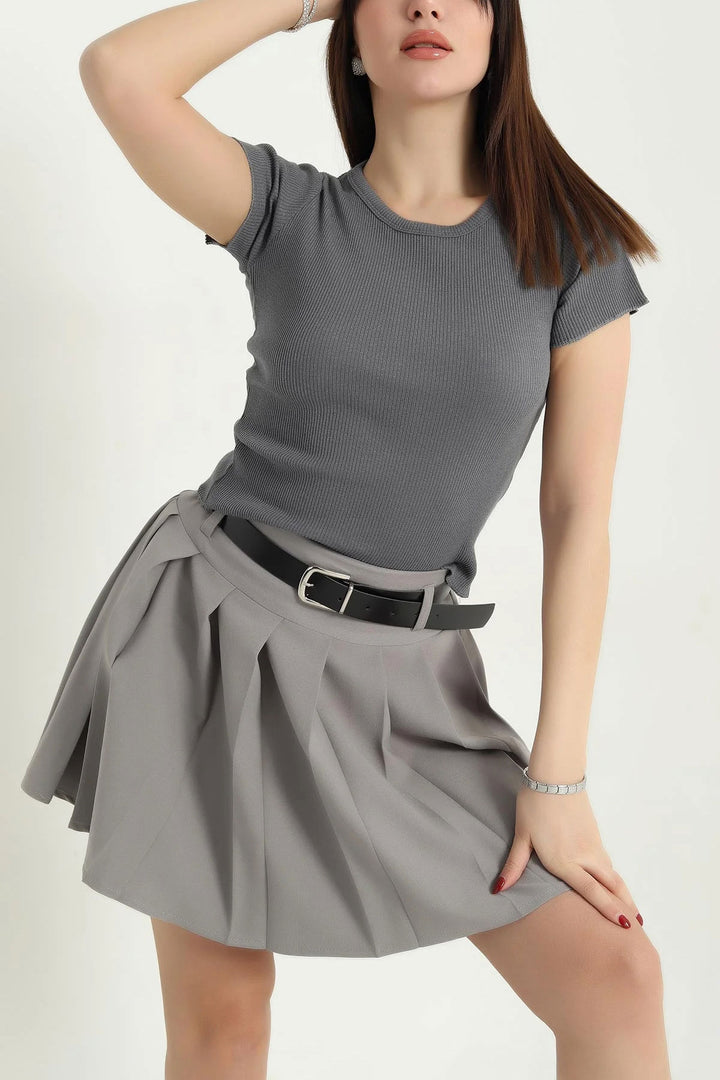 Burgundy-Navy-Anthracite 3 Piece Baby Overlock Crop Blouse Set BCOR-252003 - Acatlán de Pérez Figueroa