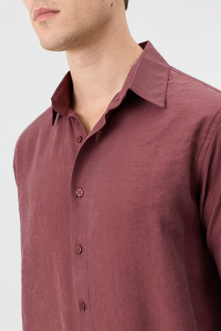 ANT Men's Patterned Shirt with Modal Blend - Chambéry
