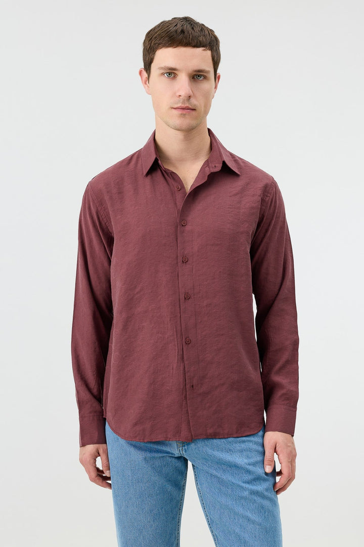 ANT Men's Patterned Shirt with Modal Blend - Chambéry