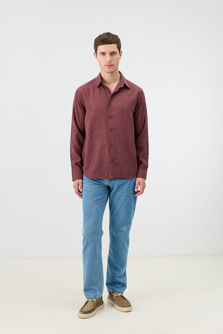 ANT Men's Patterned Shirt with Modal Blend - Chambéry