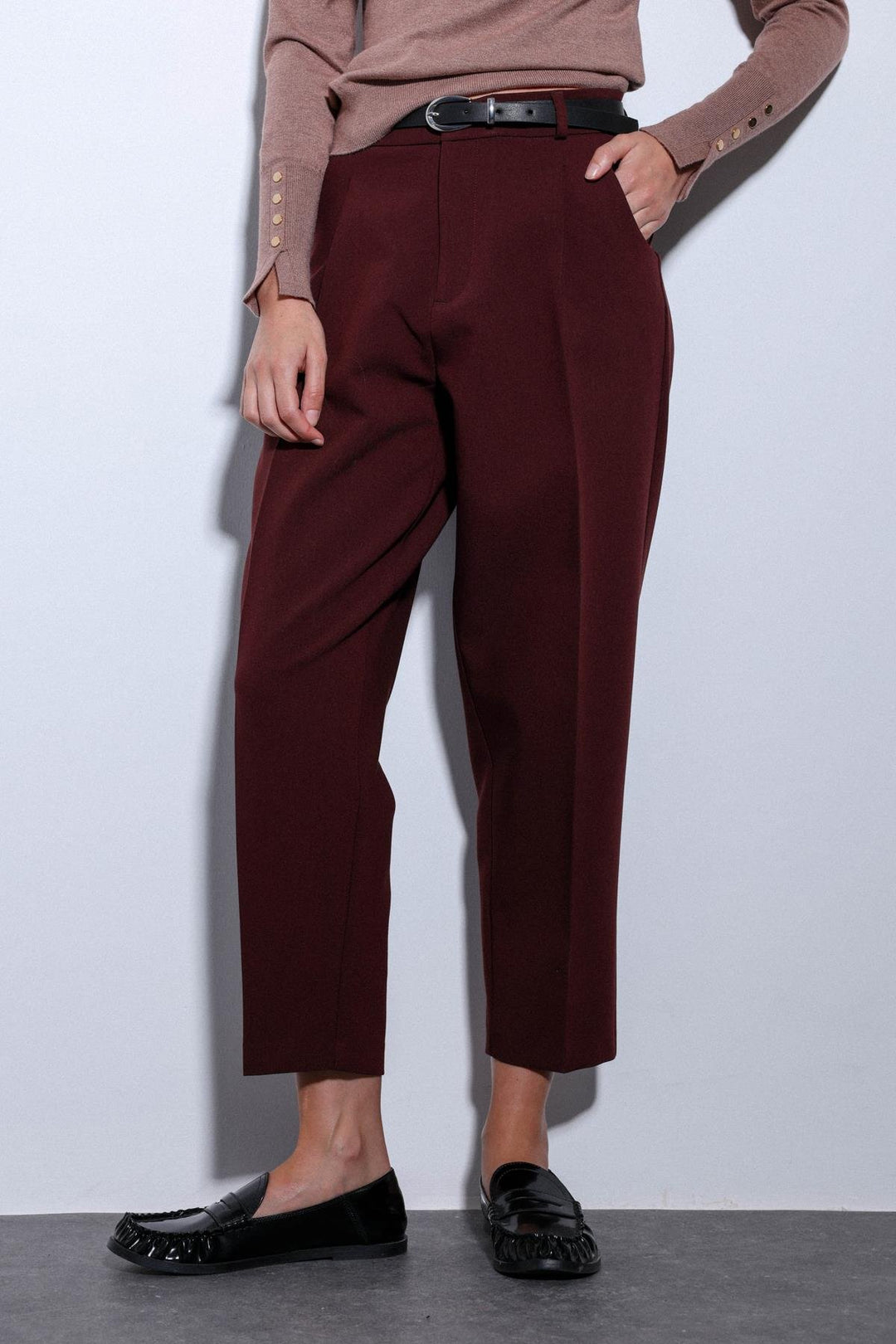 ANT Antioch Bordeaux Pencil Women's Pants - Honolulu