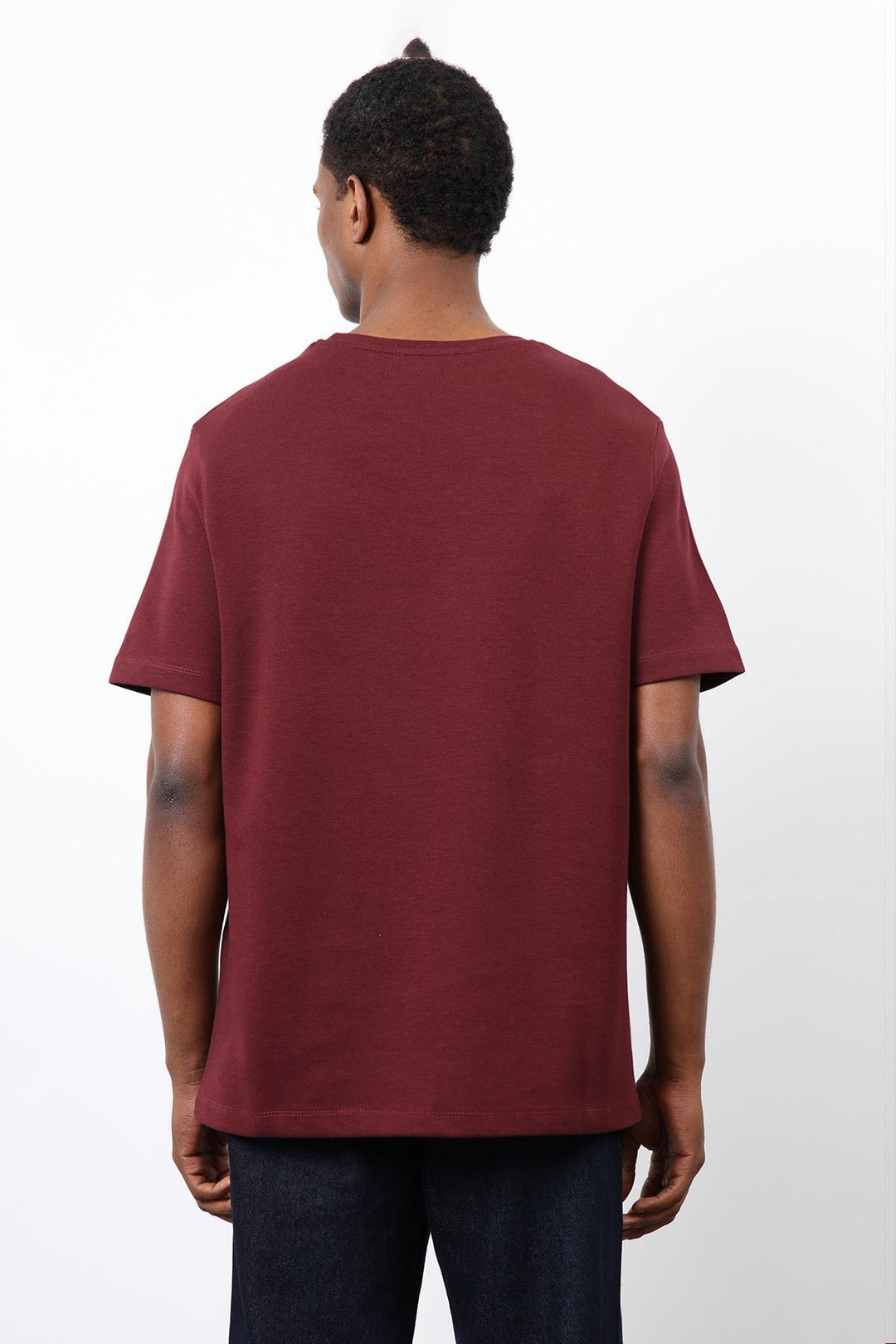 ANT Antioch Bordo Regular Fit Basic Erkek T-Shirt - Palencia
