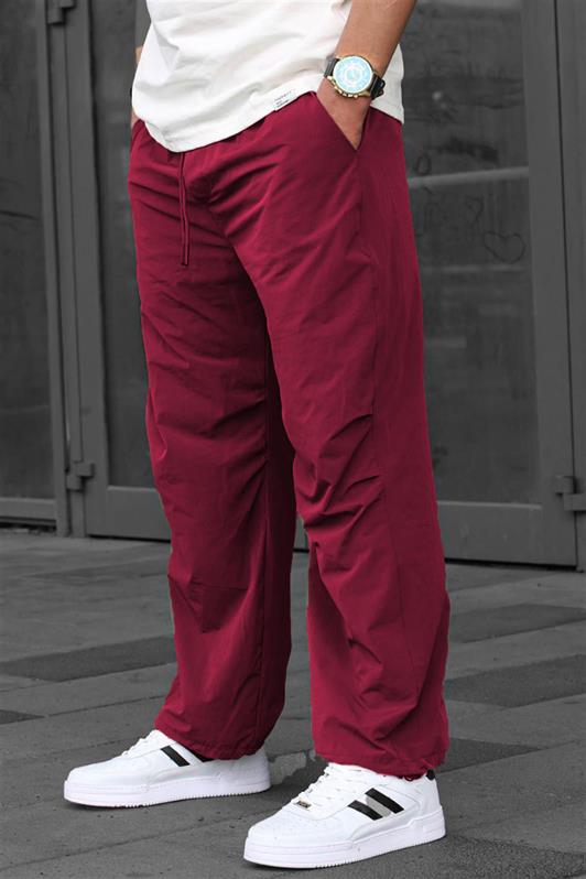 MDX Burgundy Regular Fit Men's Parachute Pants 6504 - Clarington