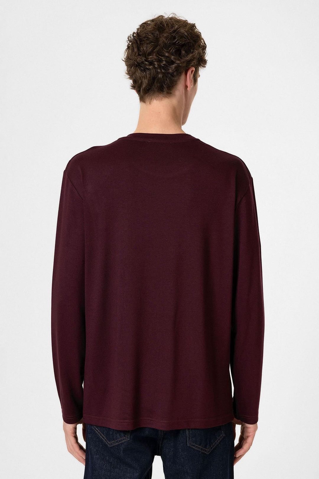 ANT Antioch Bordo Relaxed Fit Basic Erkek T-Shirt - Bruchsal