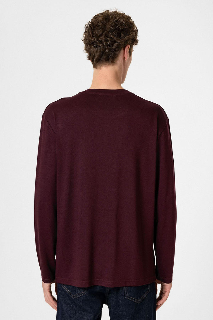 ANT Antioch Bordo Relaxed Fit Basic Erkek T-Shirt - Bruchsal