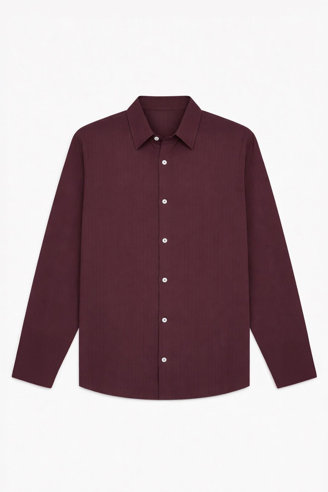 ANT Antioch Bordo Relaxed Fit Çizgili Erkek Gömlek - Graham