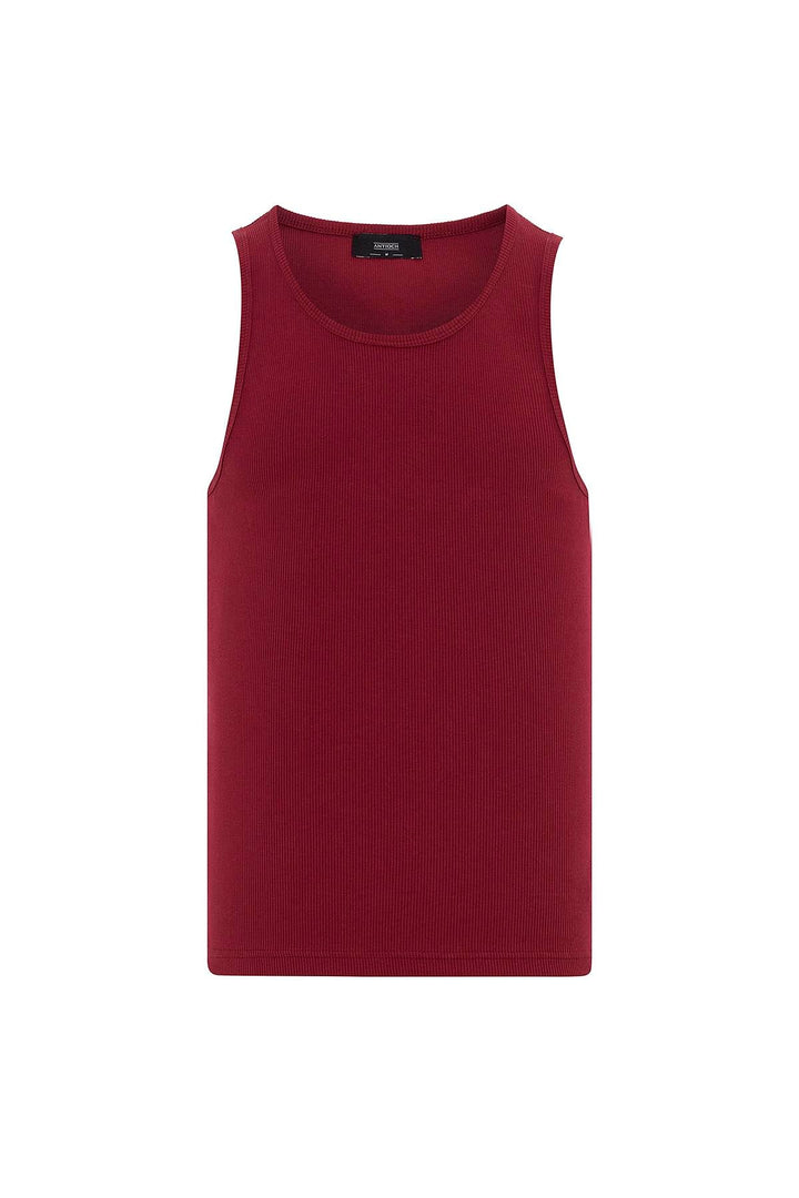ANT Antioch Burgundy Slim Fit Men's Tank Top - Cunduacán