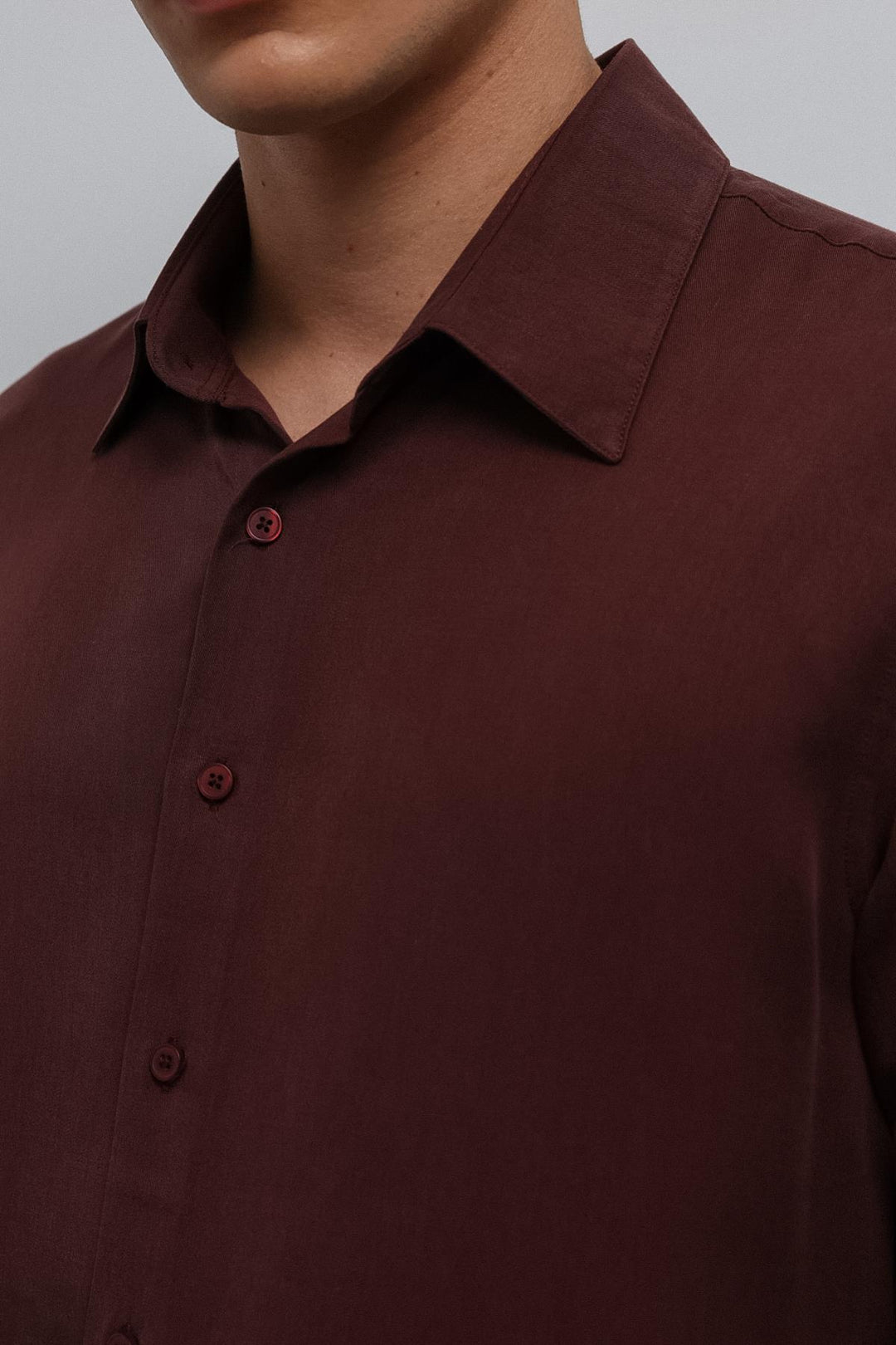 ANT Antioch Bordeaux Technical Regular Fit Men's Shirt - Charleston