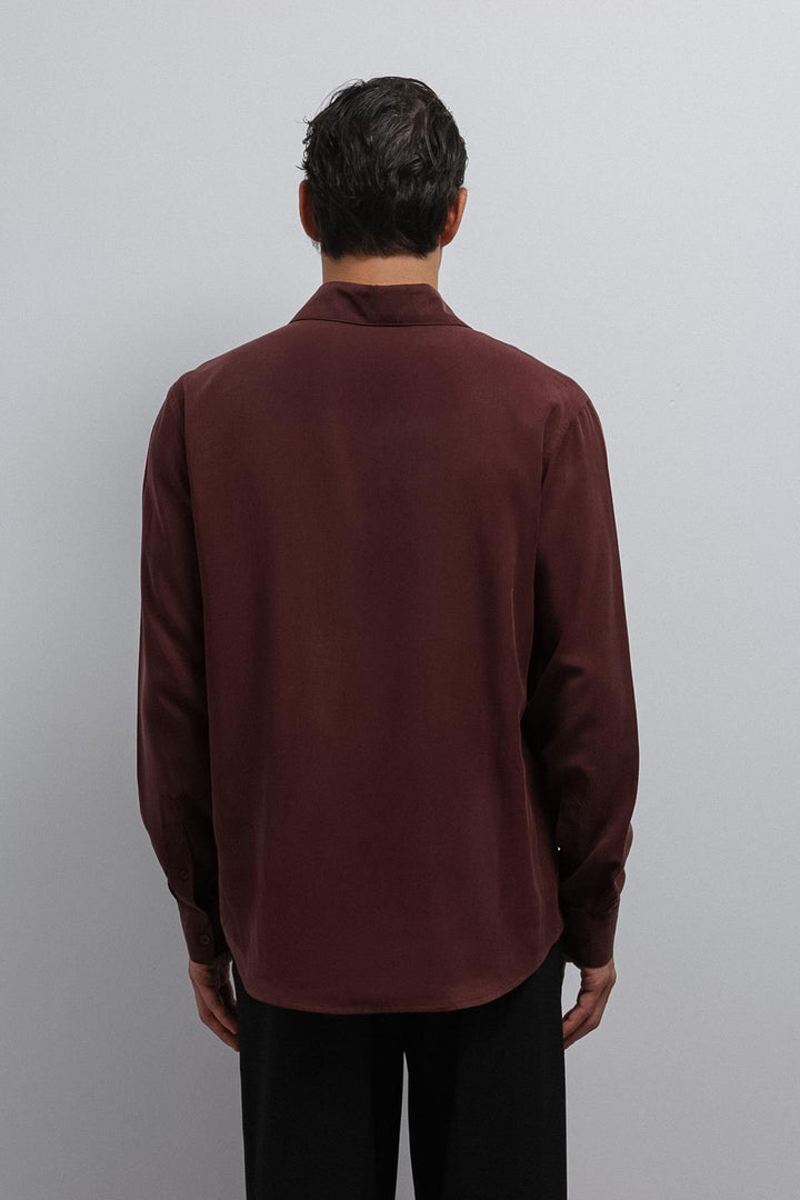ANT Antioch Bordeaux Technical Regular Fit Men's Shirt - Charleston