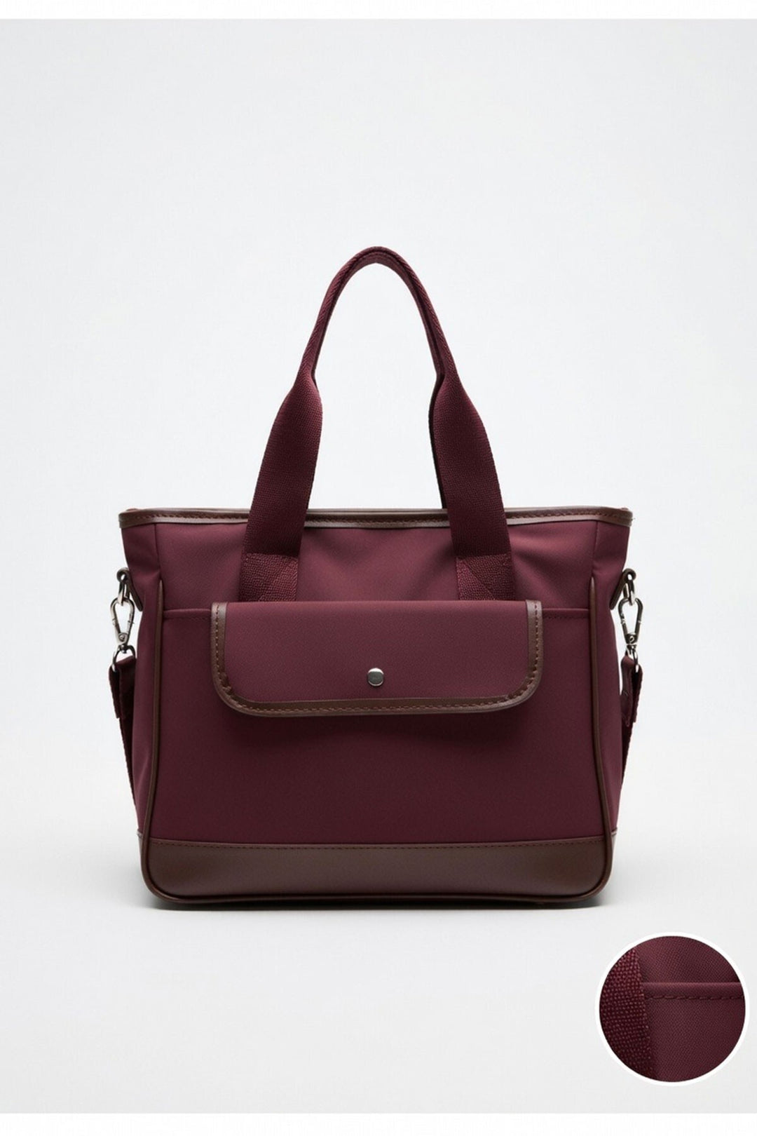Bordo Urban Laptop & Omuz Çantası – Çok Bölmeli, Suya Dayanıklı - Charlottesville