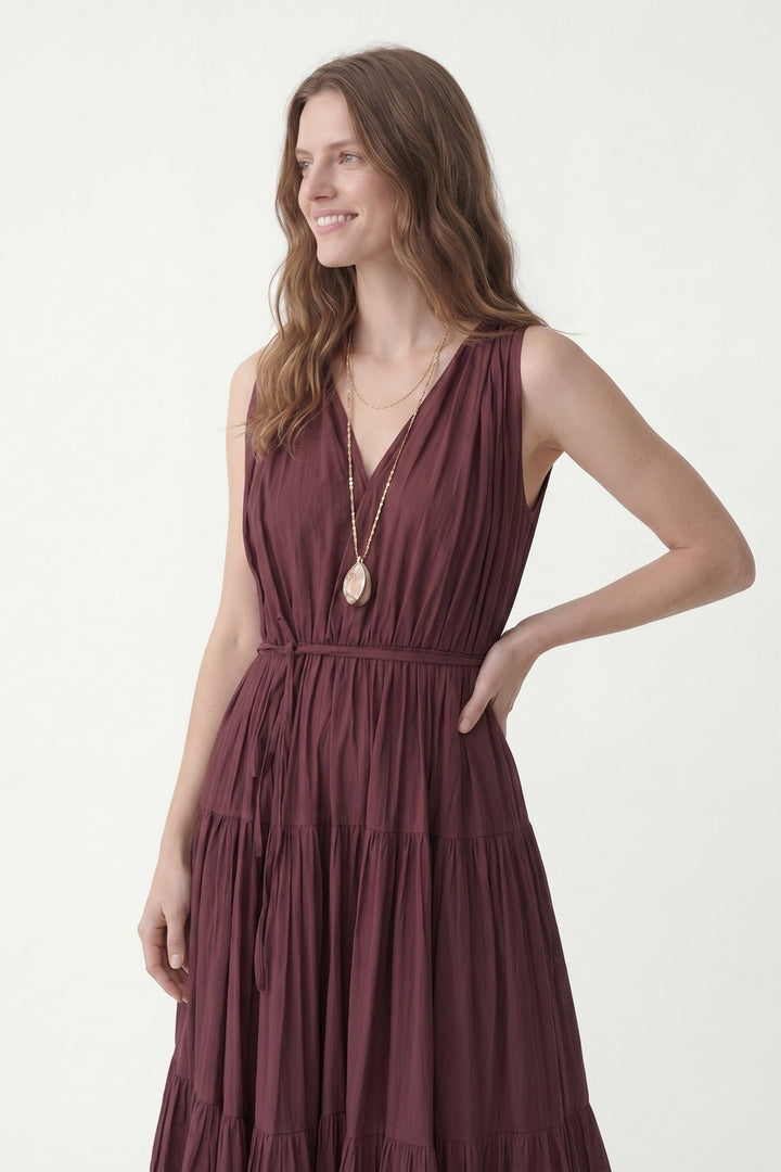 ANT Vual Cotton Women's Midi Dress - Herford