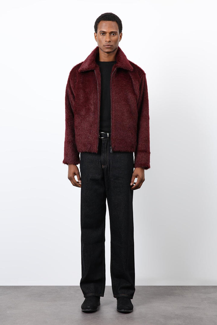 ANT Antioch Bordo Yumuşak Dokulu Erkek Mont - Texcoco