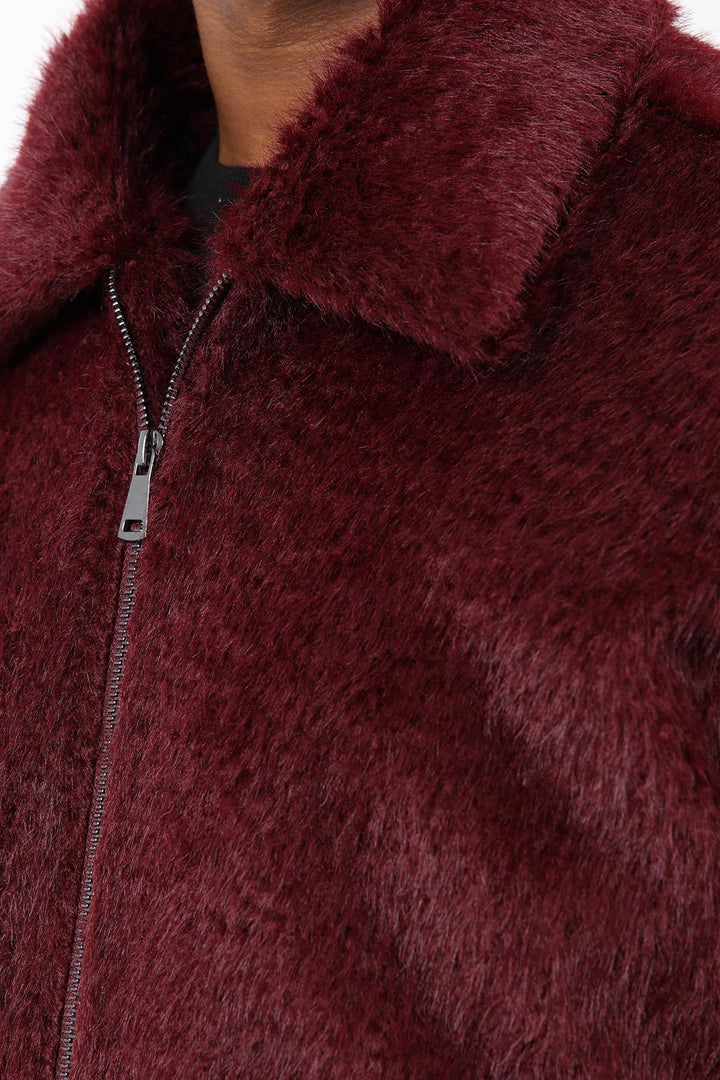 ANT Antioch Bordo Yumuşak Dokulu Erkek Mont - Texcoco