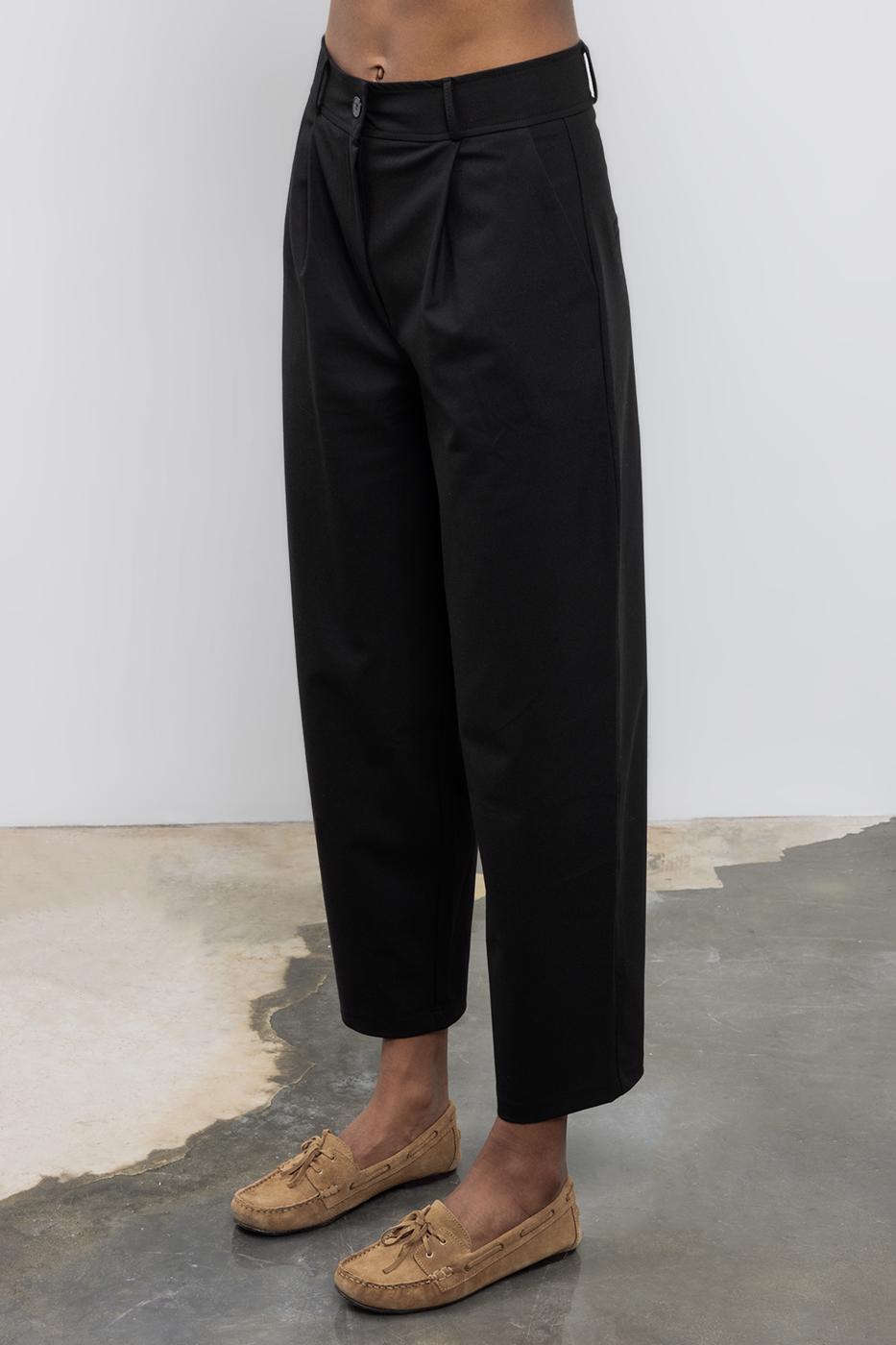 BSL Women Pipe Leg Fabric Trousers - Hagerstown