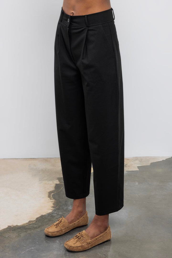 BSL Women Pipe Leg Fabric Trousers - Hagerstown