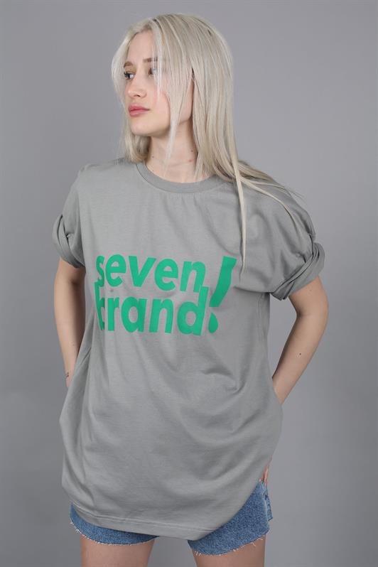 MDX Printed Oversize T-shirt in Gray MG1489 - The Acreage