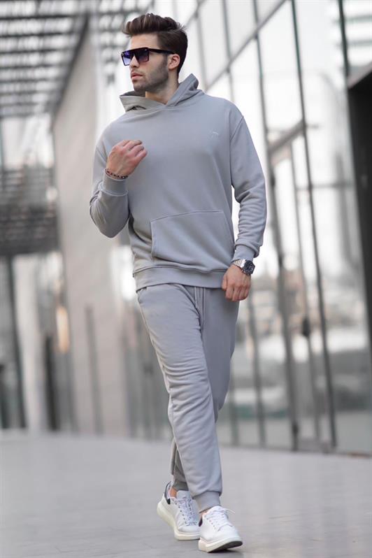MDX Hooded Basic Sweat Suit in Gray 5928 - Medicine Hat