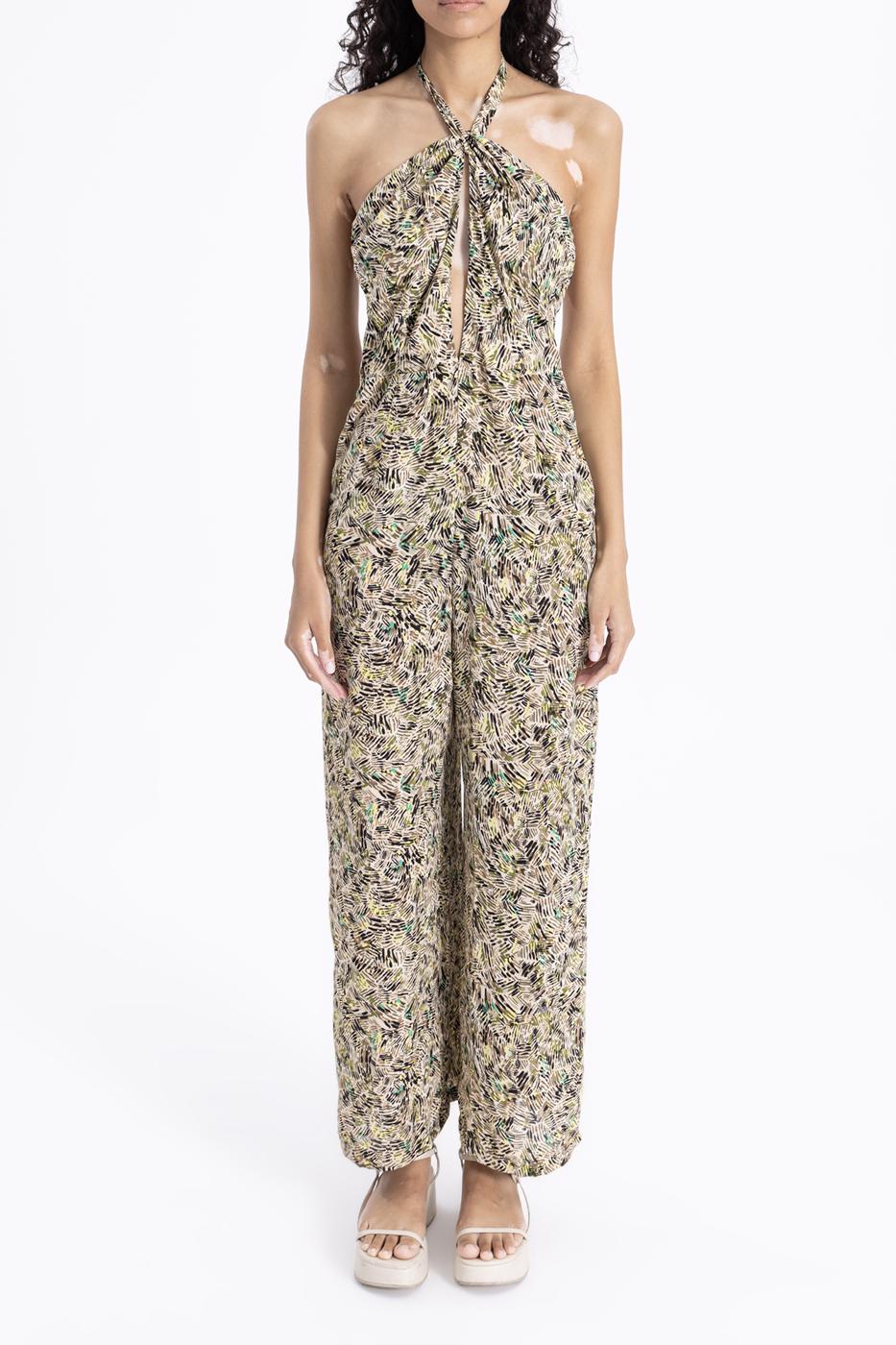 BSL Women Neck Tie Jumpsuit - Sagunto