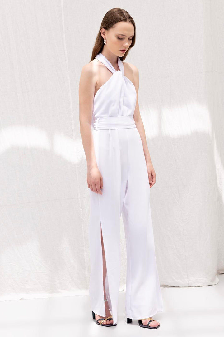 BSL Women Neck Tie Jumpsuit - Vénissieux