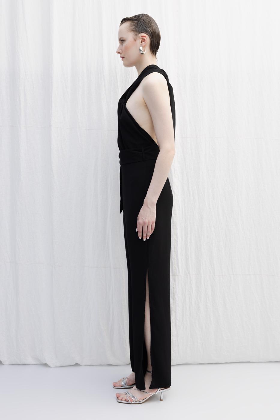 BSL Women Neck Tie Jumpsuit - Almería